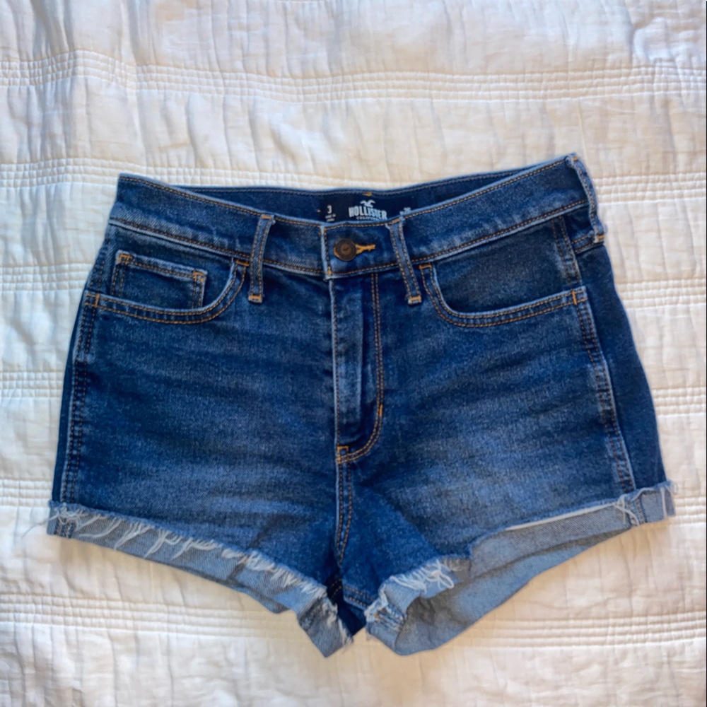 Hollister High Rise Jean Shorts